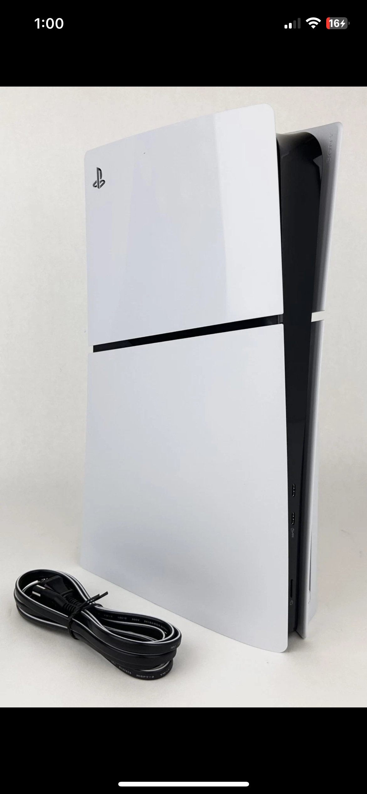 Sony PS5 Slim Disc Edition Gaming Console Only! PlayStation 5 CFI-2015 1TB Refurbished